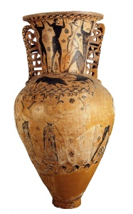 An amphora from Eleusis - but see the cracks